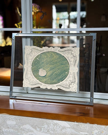 Vintage Lace Glass Wall Art-1