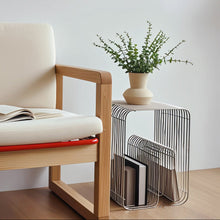 Minimalist iron magazine rack for books and magazines