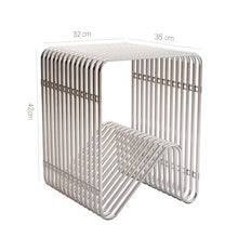 Minimalist iron magazine rack for books and magazines