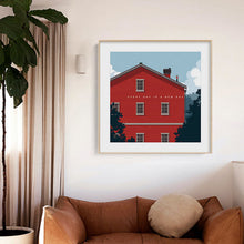 Every Day Is a New Day acrylic wall art with minimalist scenic artwork