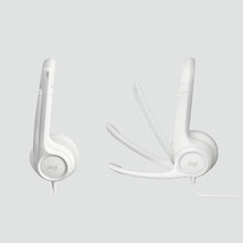 Fehér Logitech H390 USB headset mikrofonnal