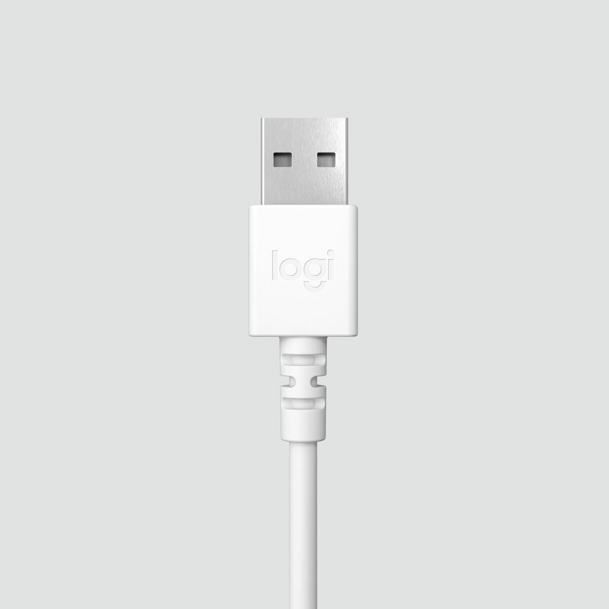 Fehér Logitech H390 USB headset mikrofonnal