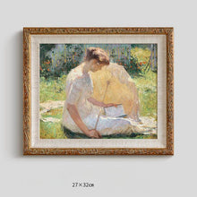 Vintage French wall art set of 5 with countryside-inspired artwork