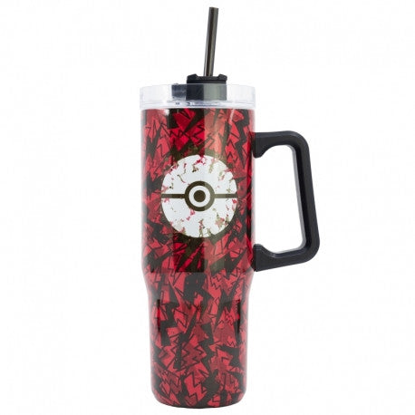 Pokémon mintás szigetelt rozsdamentes acél utazóbögre
