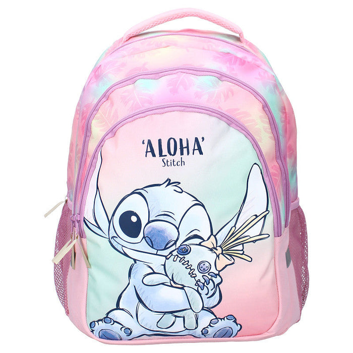 Stitch ALOHA háromrekeszes iskolatáska gyerekeknek