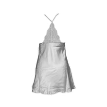 Pezsgő színű női szatén-csipke babydoll XL méretben