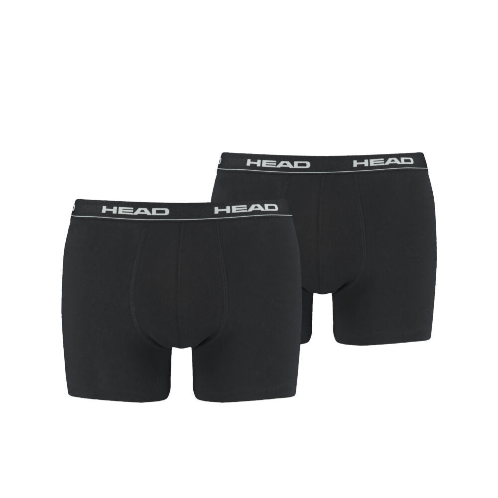 Head Basic fekete férfi pamut boxeralsó
