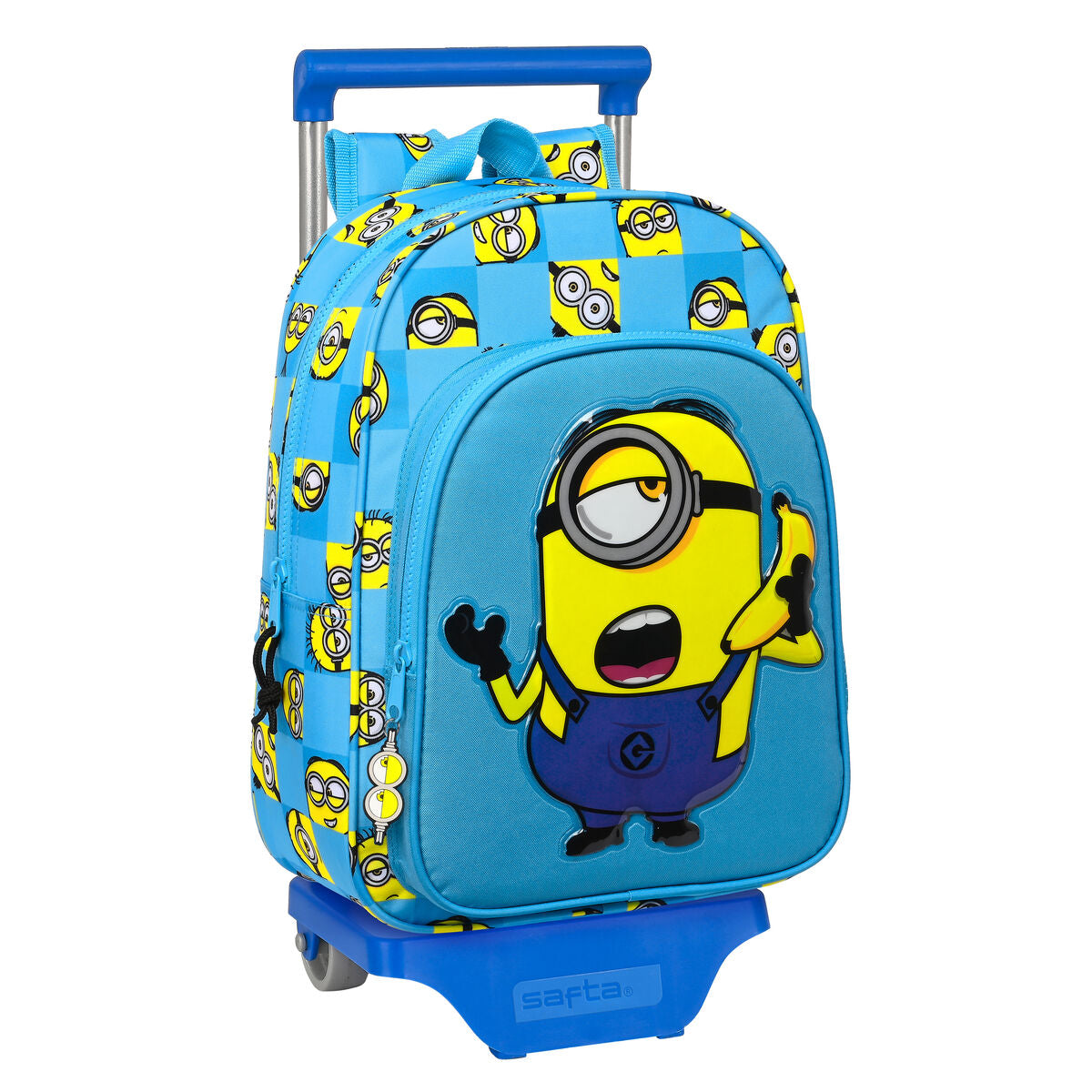 Kék Minions gurulós iskolatáska