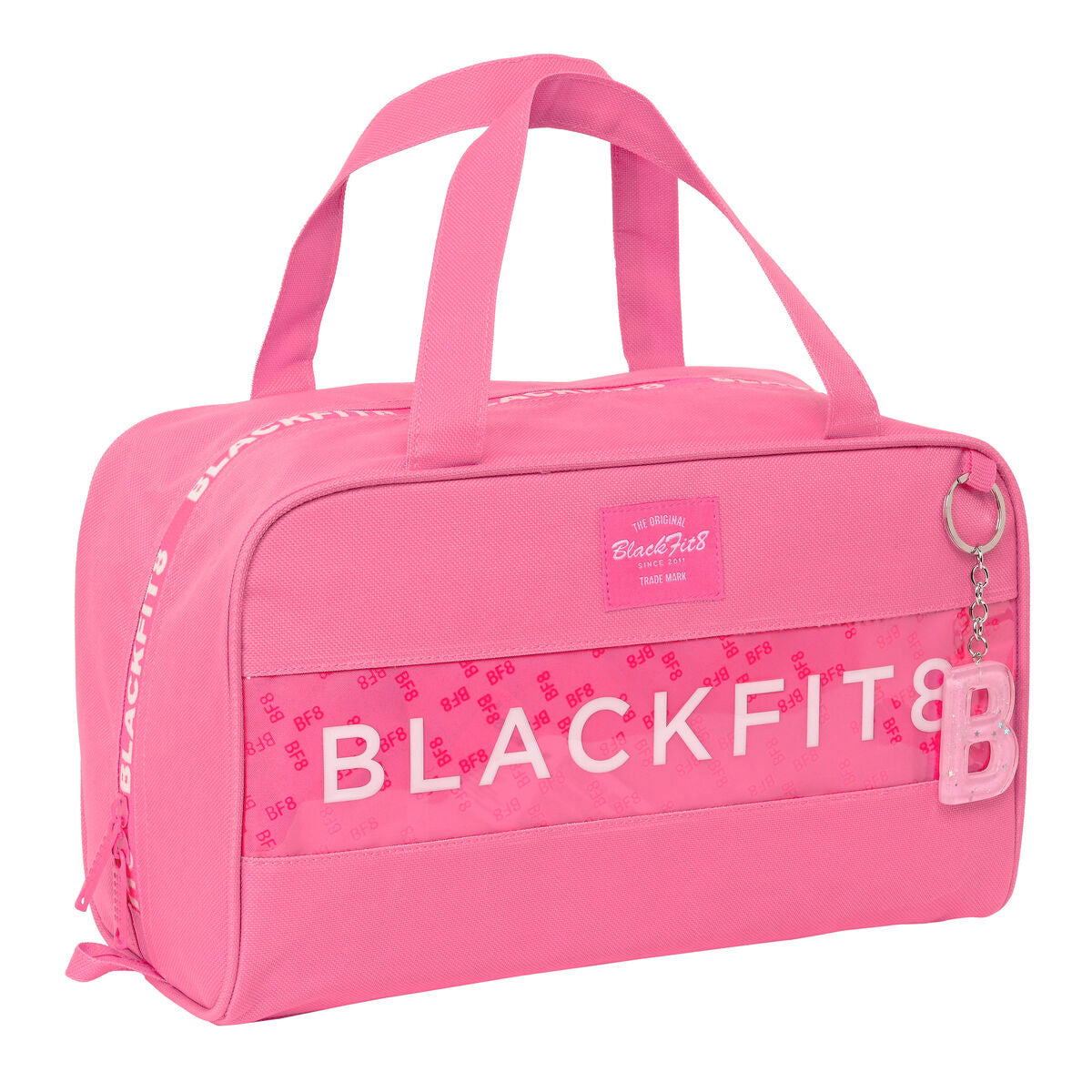 Rózsaszín BlackFit8 Glow Up iskolai neszesszer