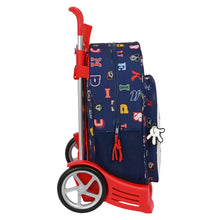 Sötétkék Mickey Mouse Clubhouse gurulós iskolatáska