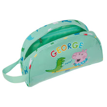 Menta színű Peppa Pig George iskolai neszesszer