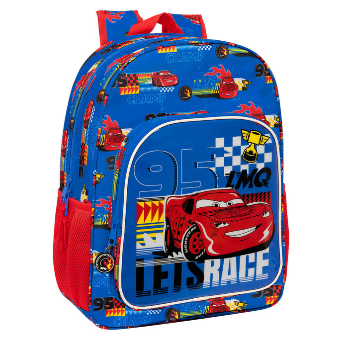 Kék Cars Race Ready iskolatáska