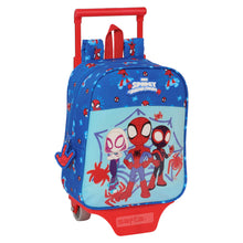 Kék Spidey gurulós iskolatáska