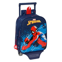 Sötétkék Spider-Man gurulós iskolatáska