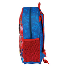 Piros-sötétkék Spider-Man 3D iskolatáska