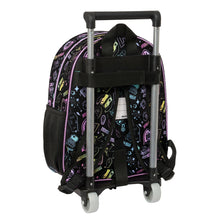 Fekete Monster High gurulós iskolatáska