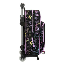 Fekete Monster High gurulós iskolatáska