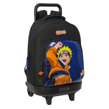 Kék-fekete Naruto gurulós iskolatáska