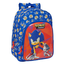 Kék Sonic Prime iskolatáska gyerekeknek