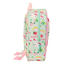 Zöld-rózsaszín Hello Kitty 3D óvodai hátizsák