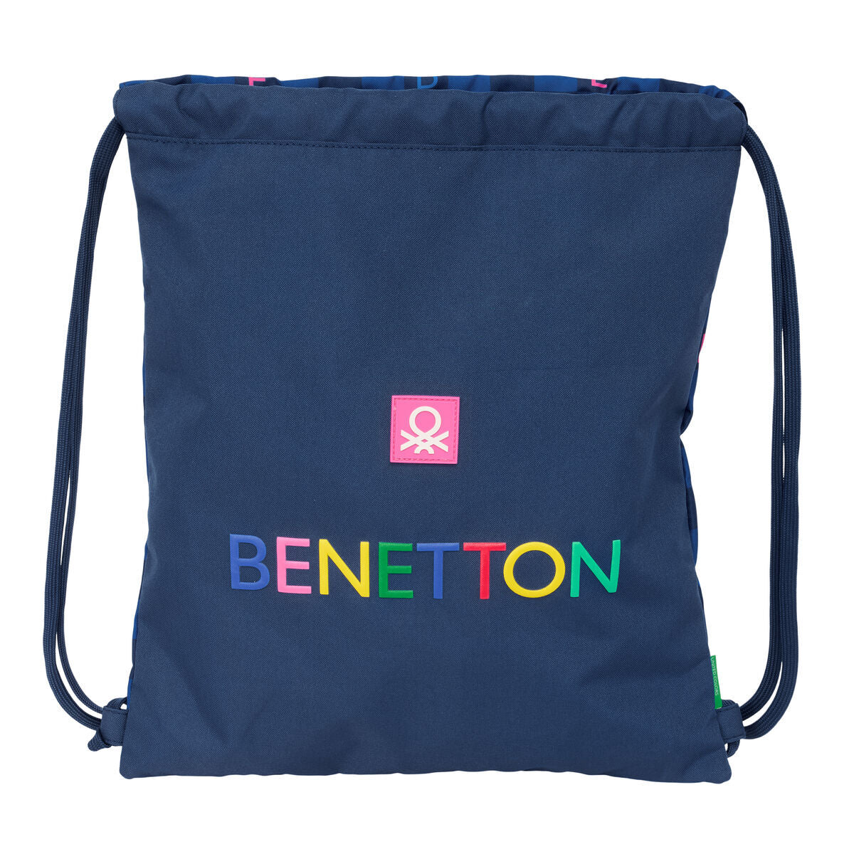 Sötétkék Benetton Damero tornazsák