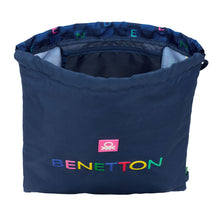 Sötétkék Benetton Damero tornazsák