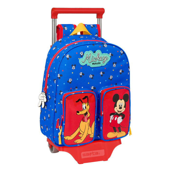 Kék Mickey Mouse Clubhouse gurulós iskolatáska