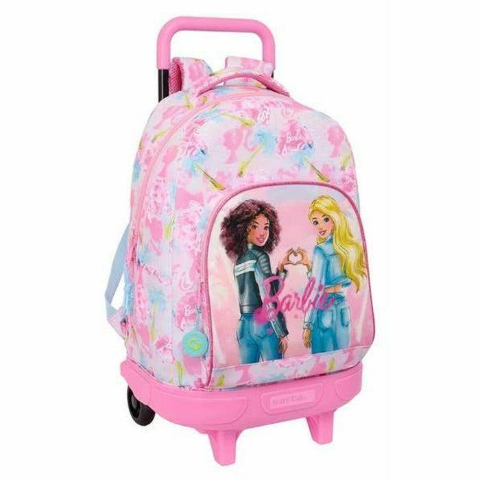Barbie iskolatáska rózsaszín és égszínkék színben
