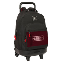 Fekete Munich Vulcan gurulós iskolatáska