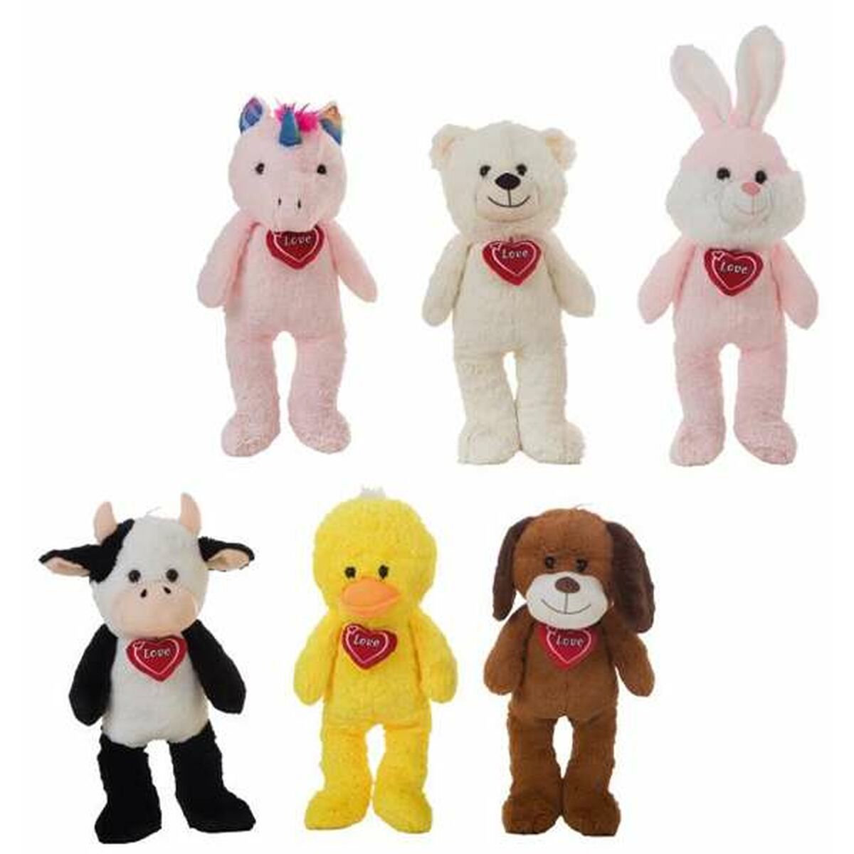 Lucky Heart szív mintájú plüssjáték 52 cm