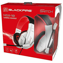 Fehér-fekete Blackfire NSX-10 gamer headset mikrofonnal