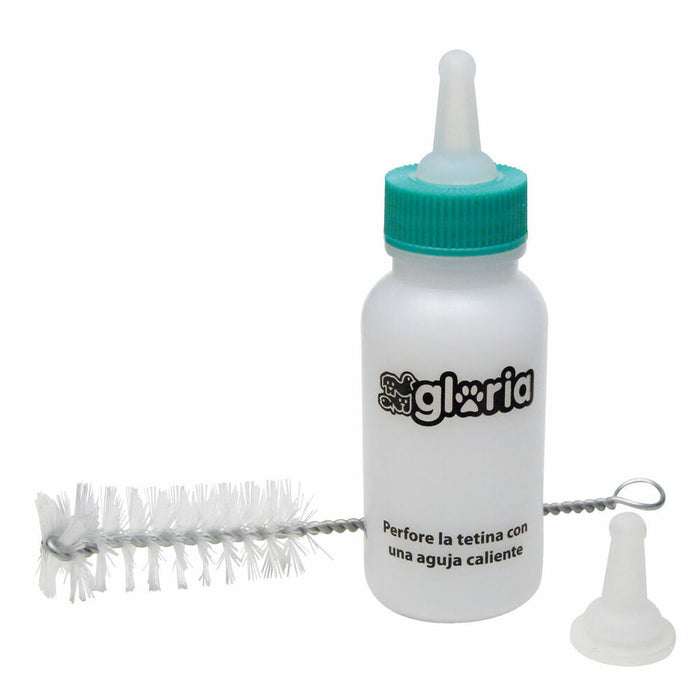 Fehér Gloria cumisüveg kisállatoknak, 50 ml