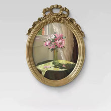Vintage French 8-piece gallery wall art set with landscape and floral prints