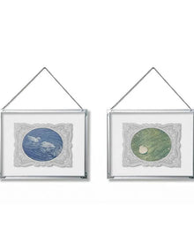 Vintage Lace Glass Wall Art-6