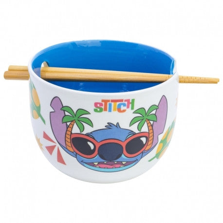 Stitch ramen tál evőpálcikákkal ajándékdobozban