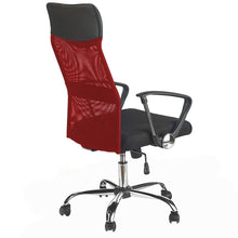 Ergonomikus irodai szék magasított háttámlával - piros-2