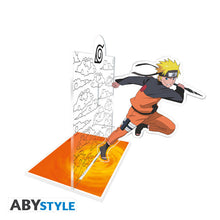 Naruto Shippuden akril könyvtámasz Naruto Attack mintával