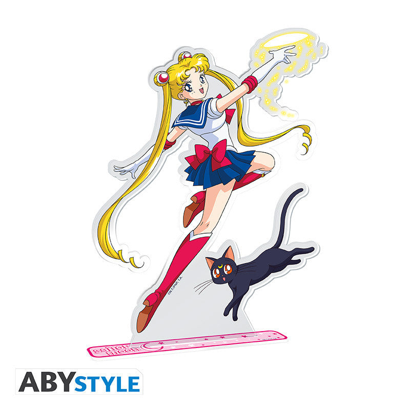 Sailor Moon XXL akril figura Lunával