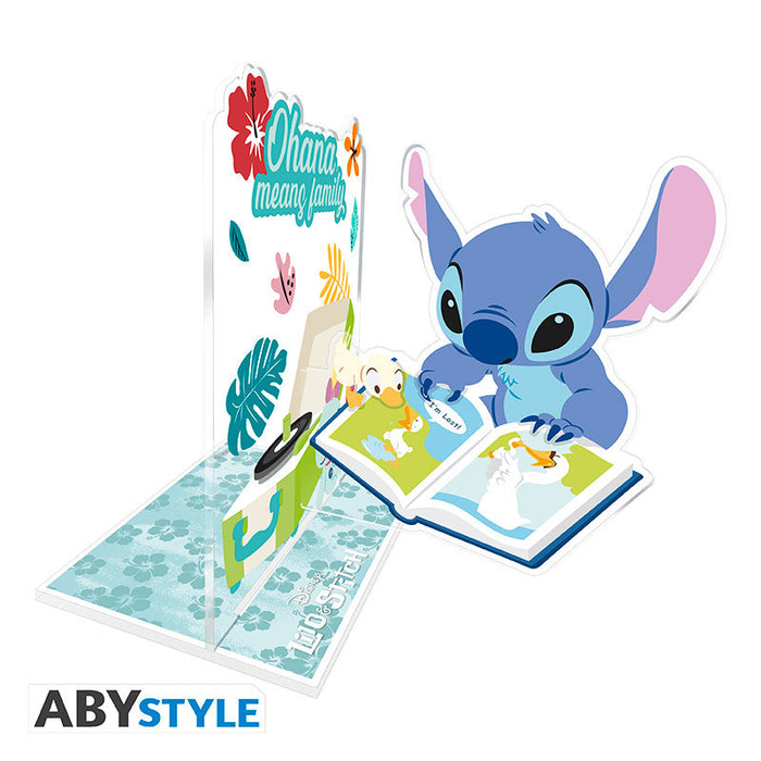 Disney Stitch akril könyvtámasz