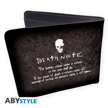 Death Note mintás pénztárca L szimbólummal