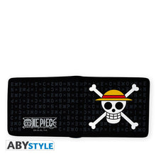 One Piece mintás pénztárca Skull Luffy grafikával
