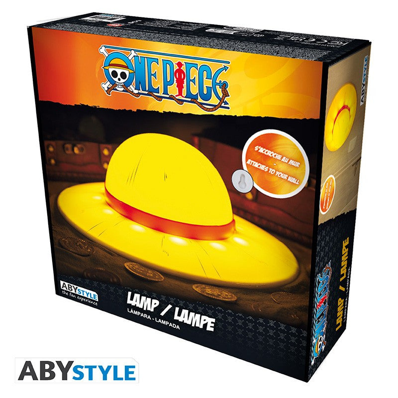 One Piece LED lámpa szalmakalap mintával