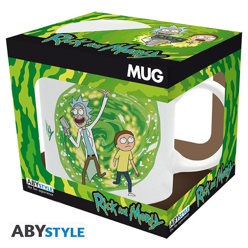 Rick és Morty - bögre - 320 ml - "Portal"-0