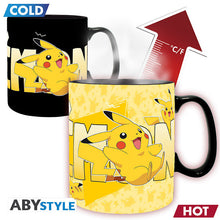 Pokémon hőre változó bögre Pikachu mintával