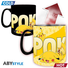 Pokémon hőre változó bögre Pikachu mintával