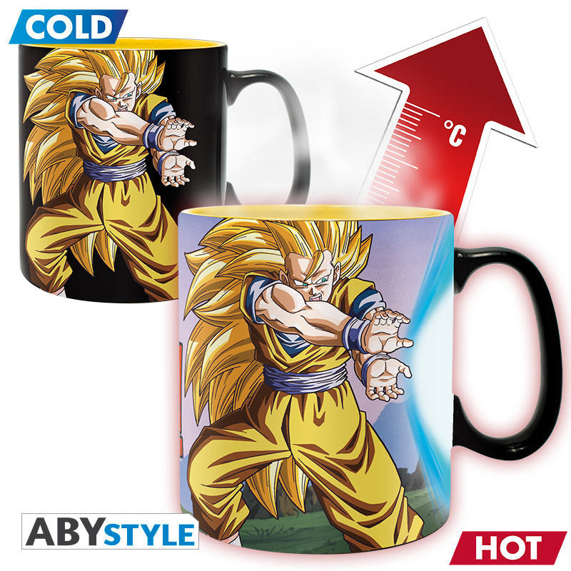 Dragon Ball Kamehameha hőre változó bögre 460 ml