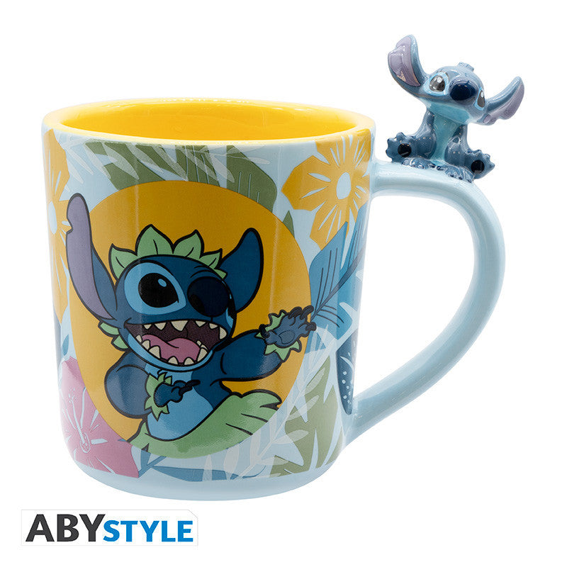 Disney Stitch bögre 3D fogantyúval