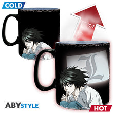 Death Note hőre változó bögre Kira és L mintával