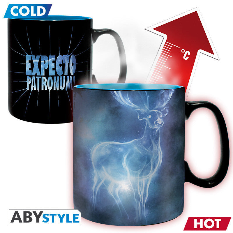 Harry Potter - hőre változó bögre - 460 ml - Patronus-0