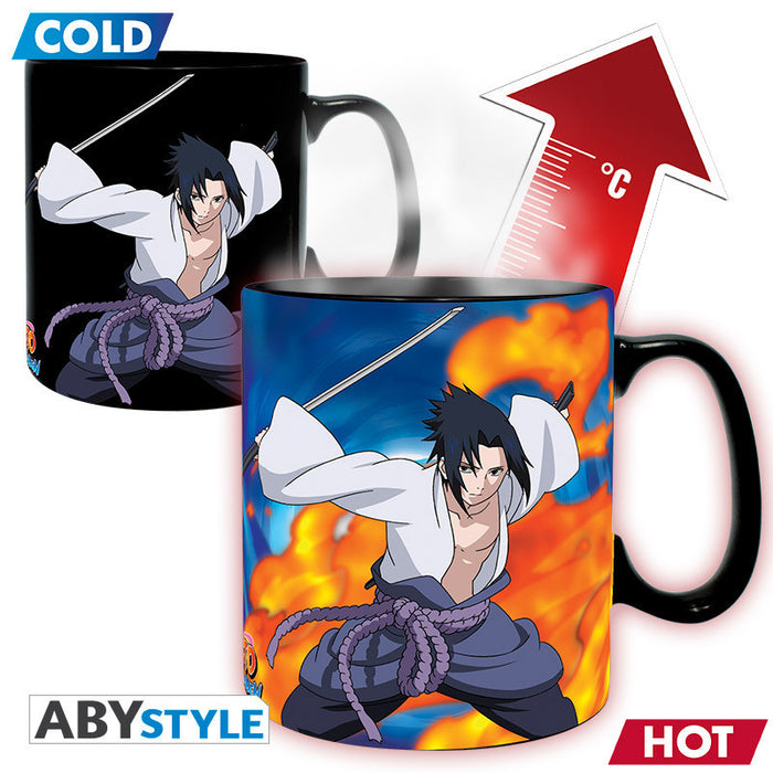 Naruto Shippuden hőre változó bögre 460 ml